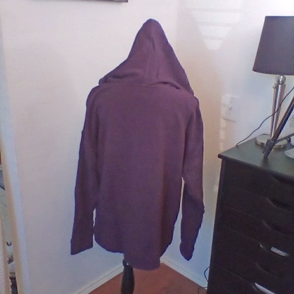 Wonderly Purple Aztec Sweater Hoodie - Size XL - Picture 3 of 7
